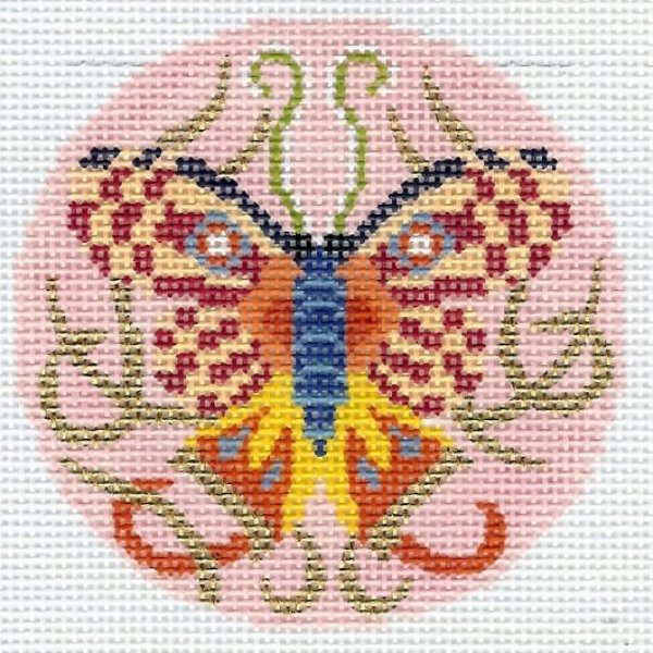 Round - Butterfly Mask