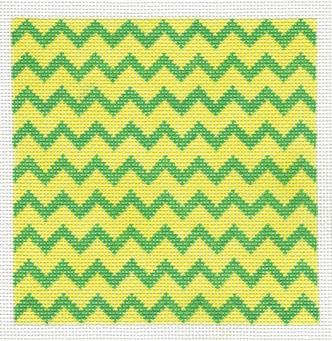Yellow Green Chevron