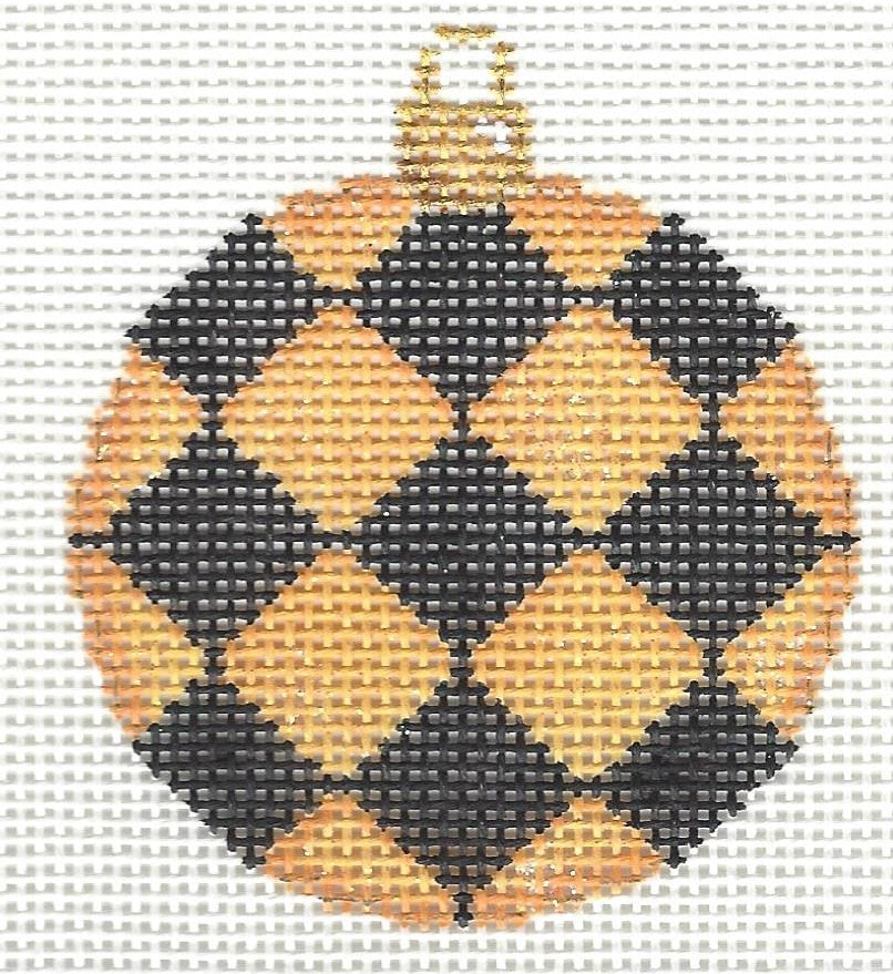 Mini Ball - Harlequin Gold and Black