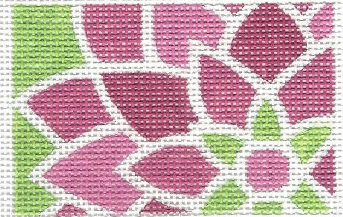 Graphic Flower Rectangle - Pink