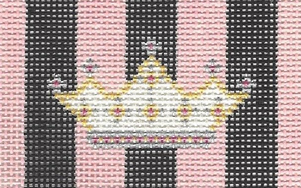 Crown Insert - Pink and Black