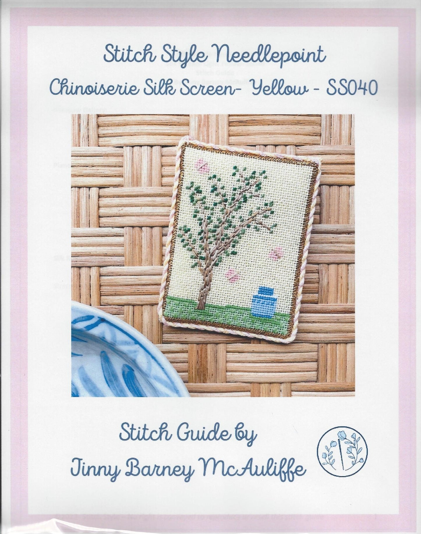 Chinoiserie Silk Screen - Yellow