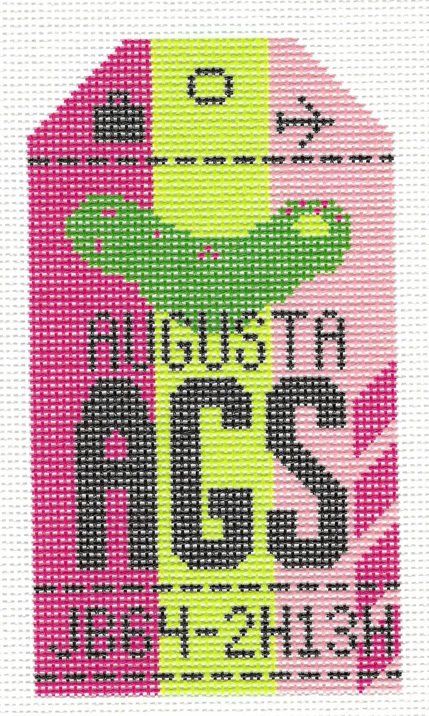 Retro Travel Tag - Augusta