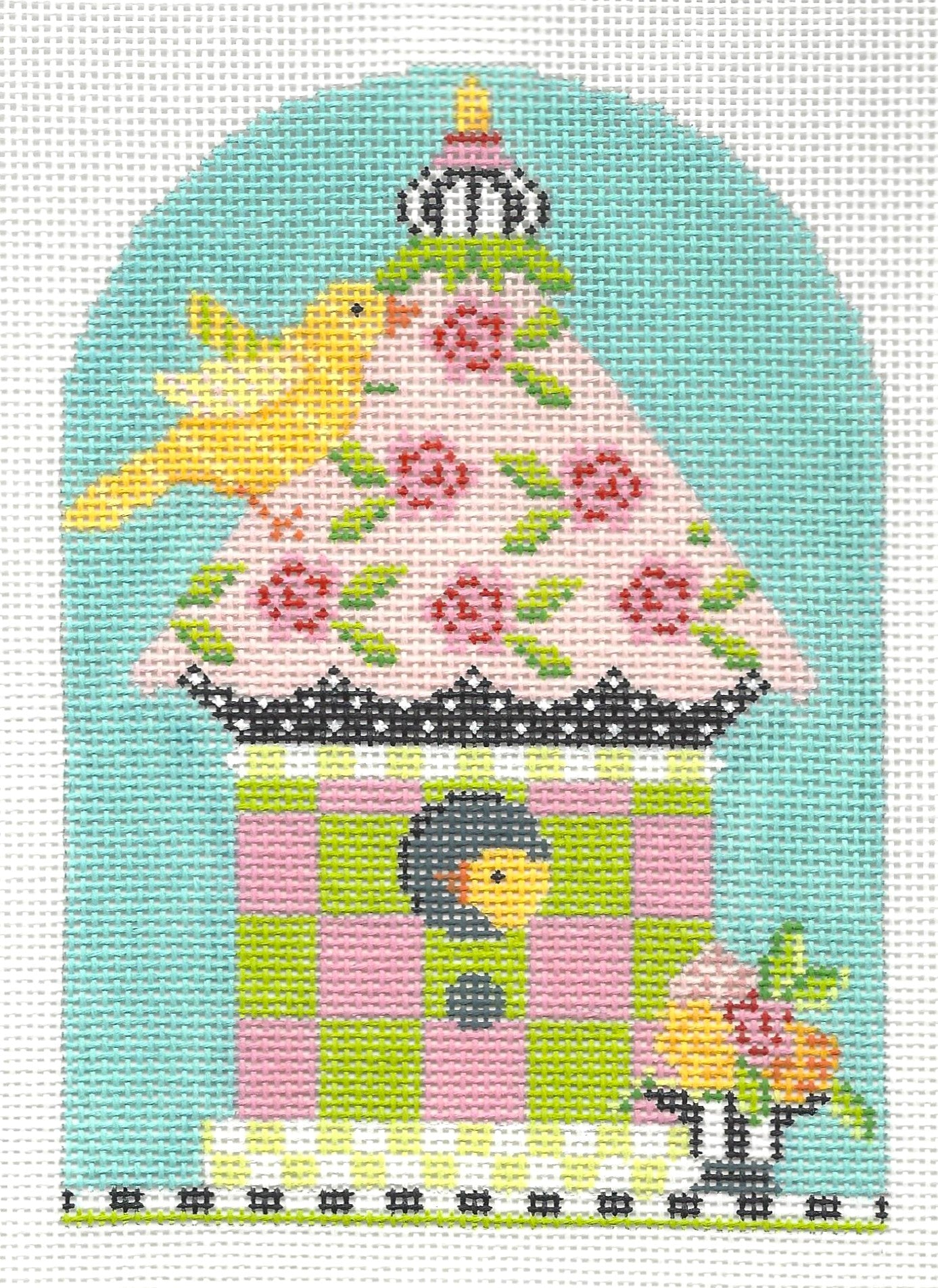 Birdhouse - Spring Posies
