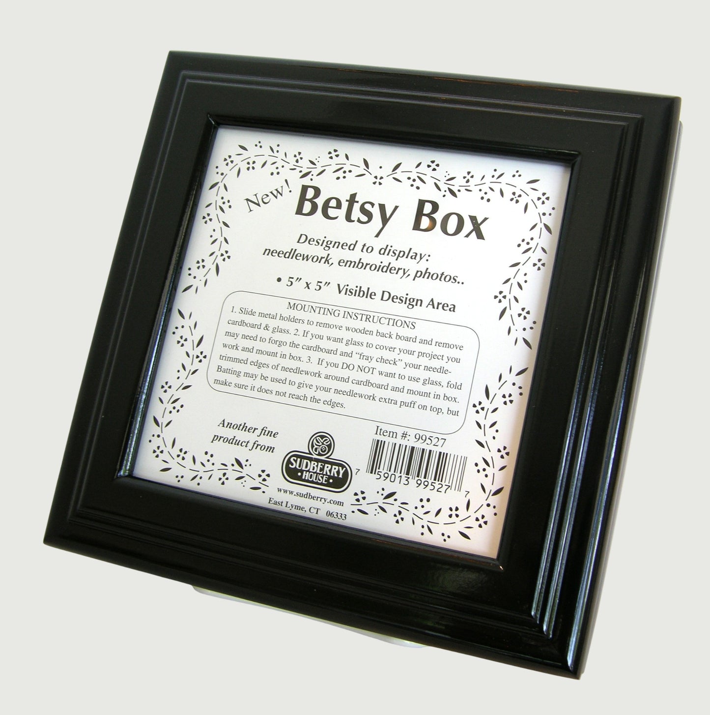 Square Tray - Black - 9-½" Square