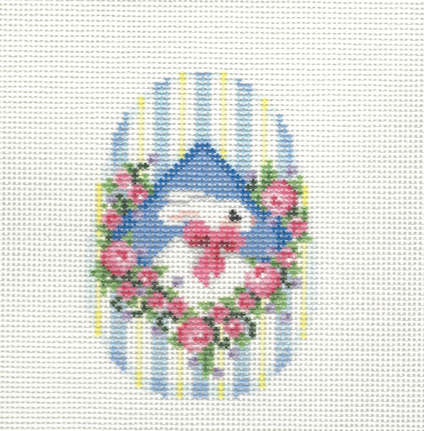 Bunny Egg with Rose Garland