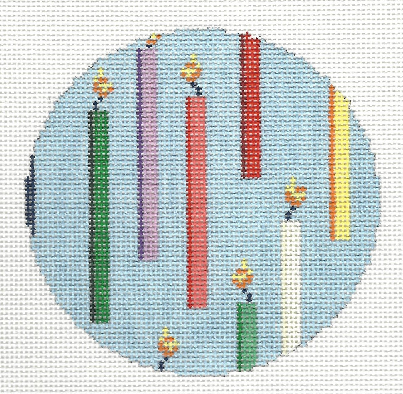 Birthday Candles Round