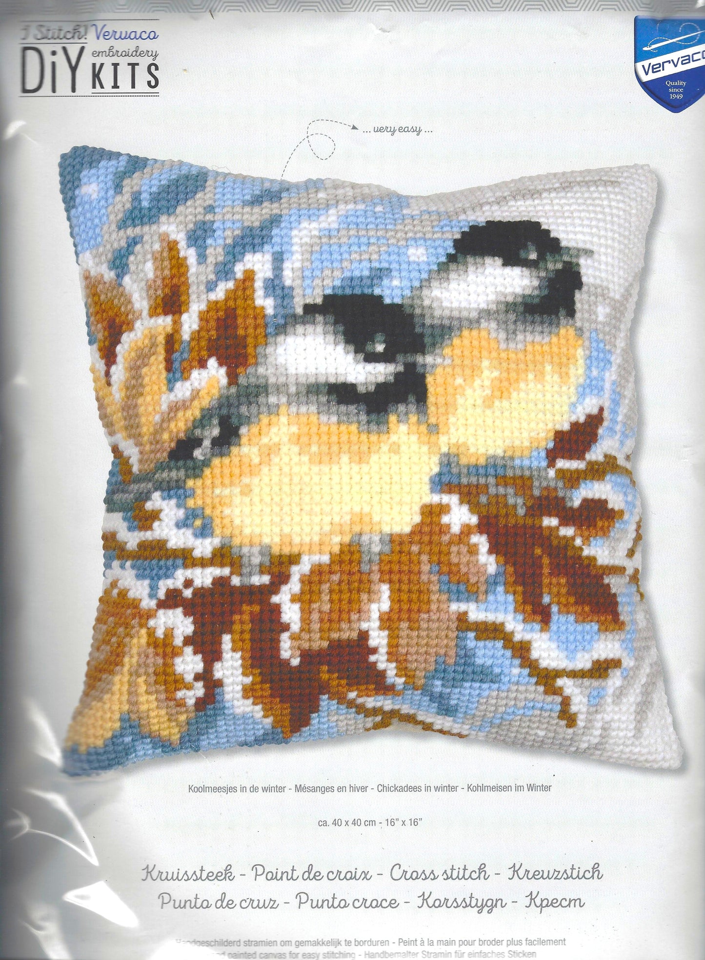 Vervaco DiY Kit: Chickadees in Winter