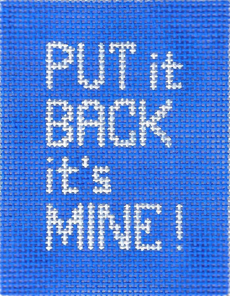 Insert - Put It Back - Blue
