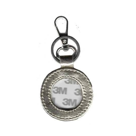 Tilli Tomas Planet Earth round leather key fob - gold