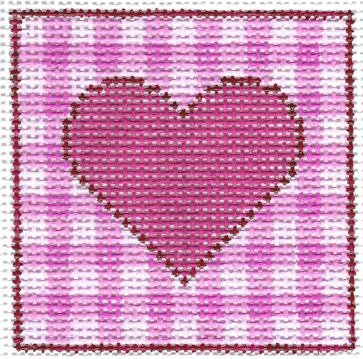 Gingham Heart