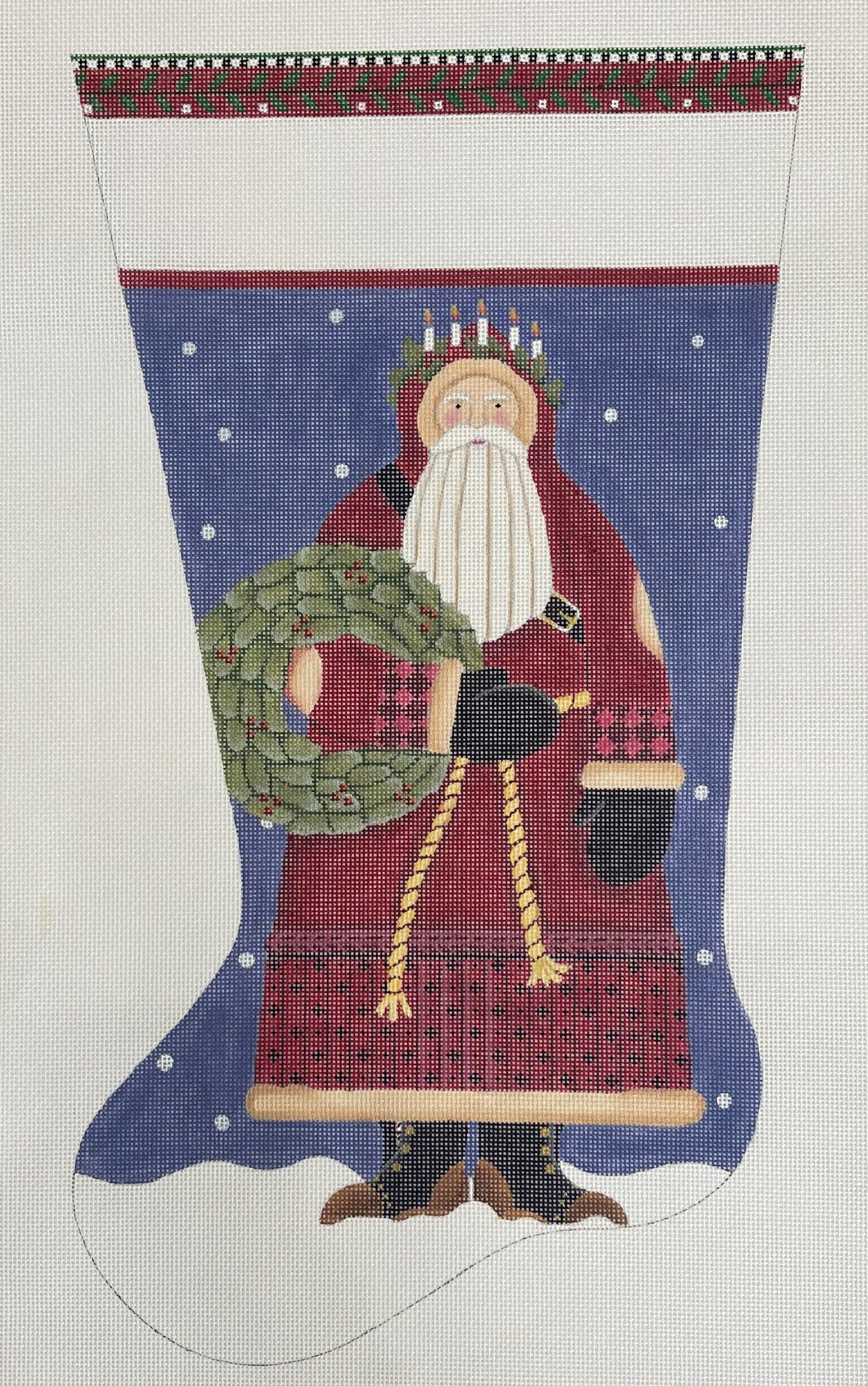 Holly & Hope Santa Stocking