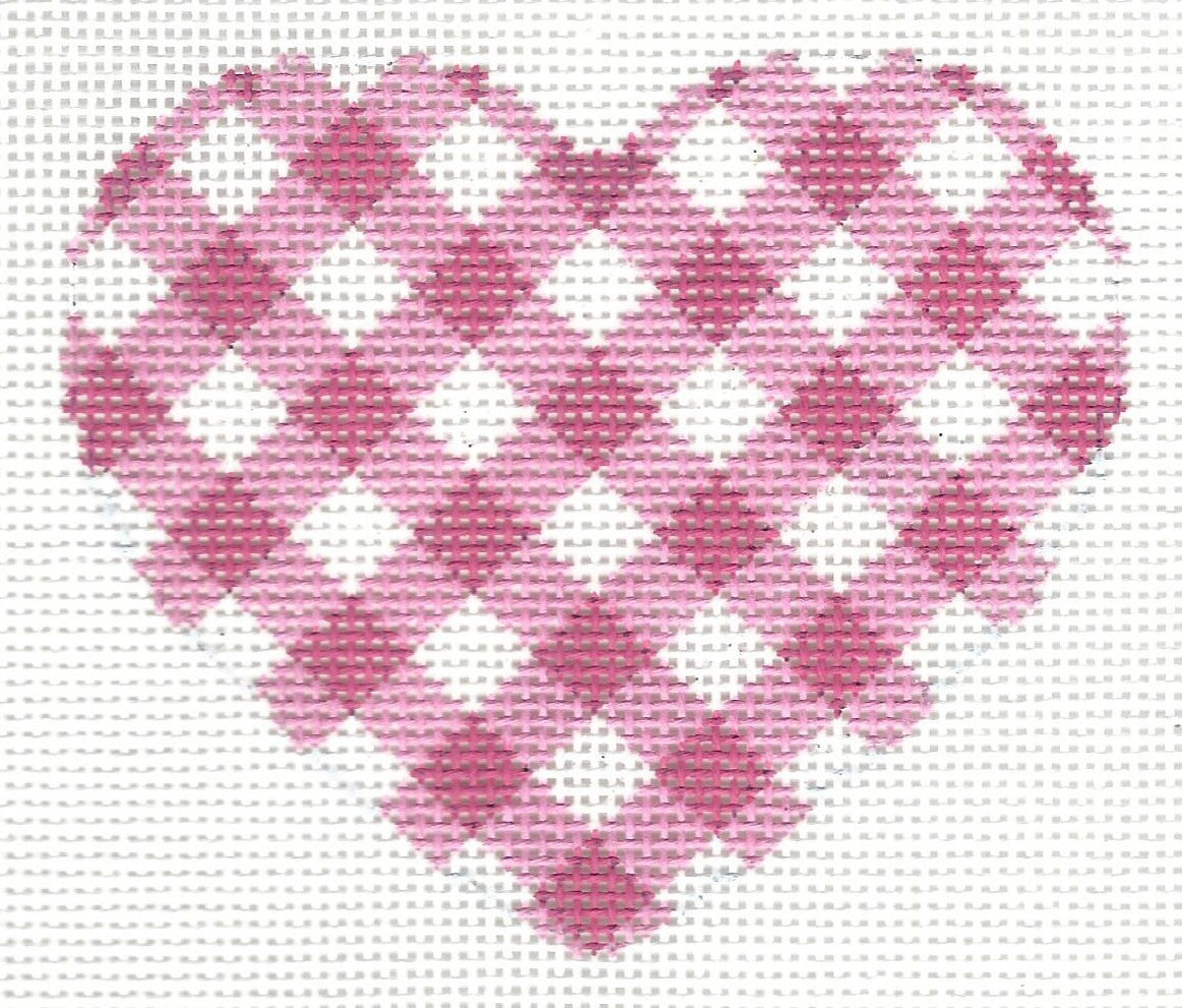 Heart - Hot Pink Gingham