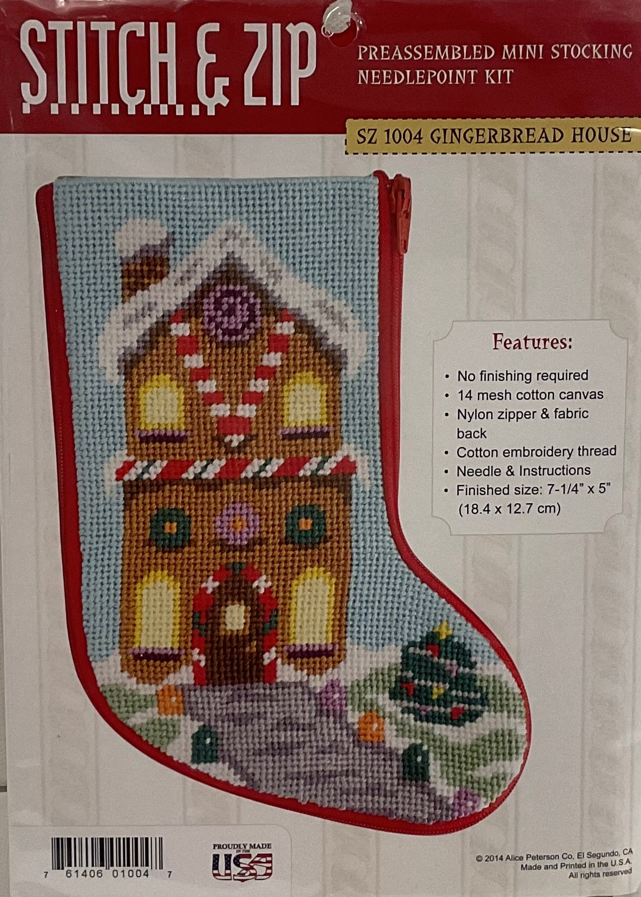 Gingerbread House Mini Stocking