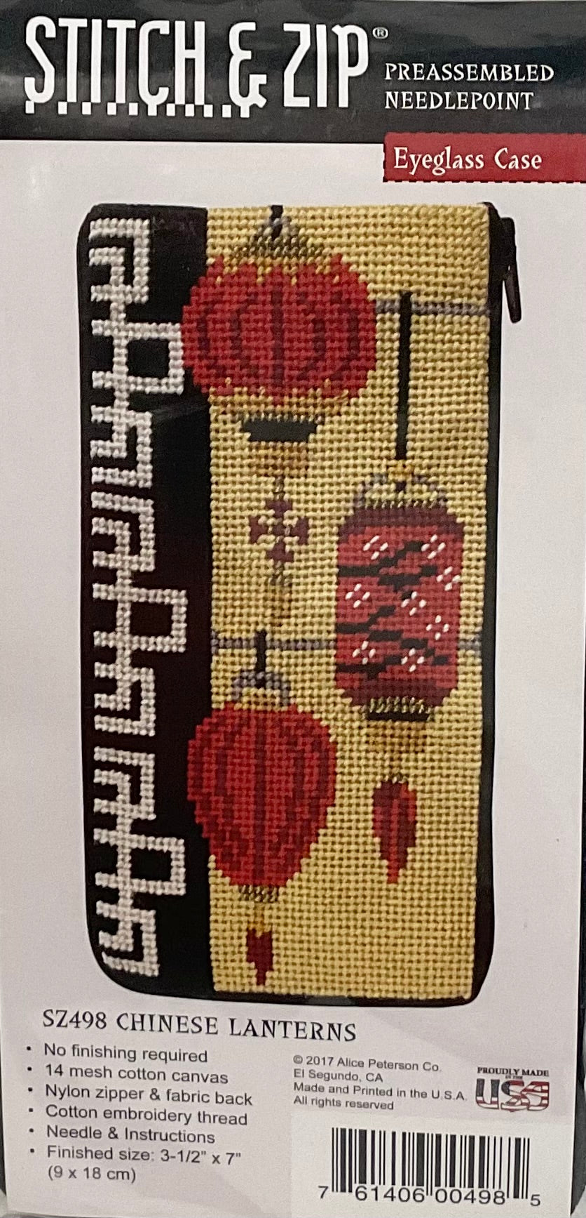 Chinese Lanterns Eyeglass Case