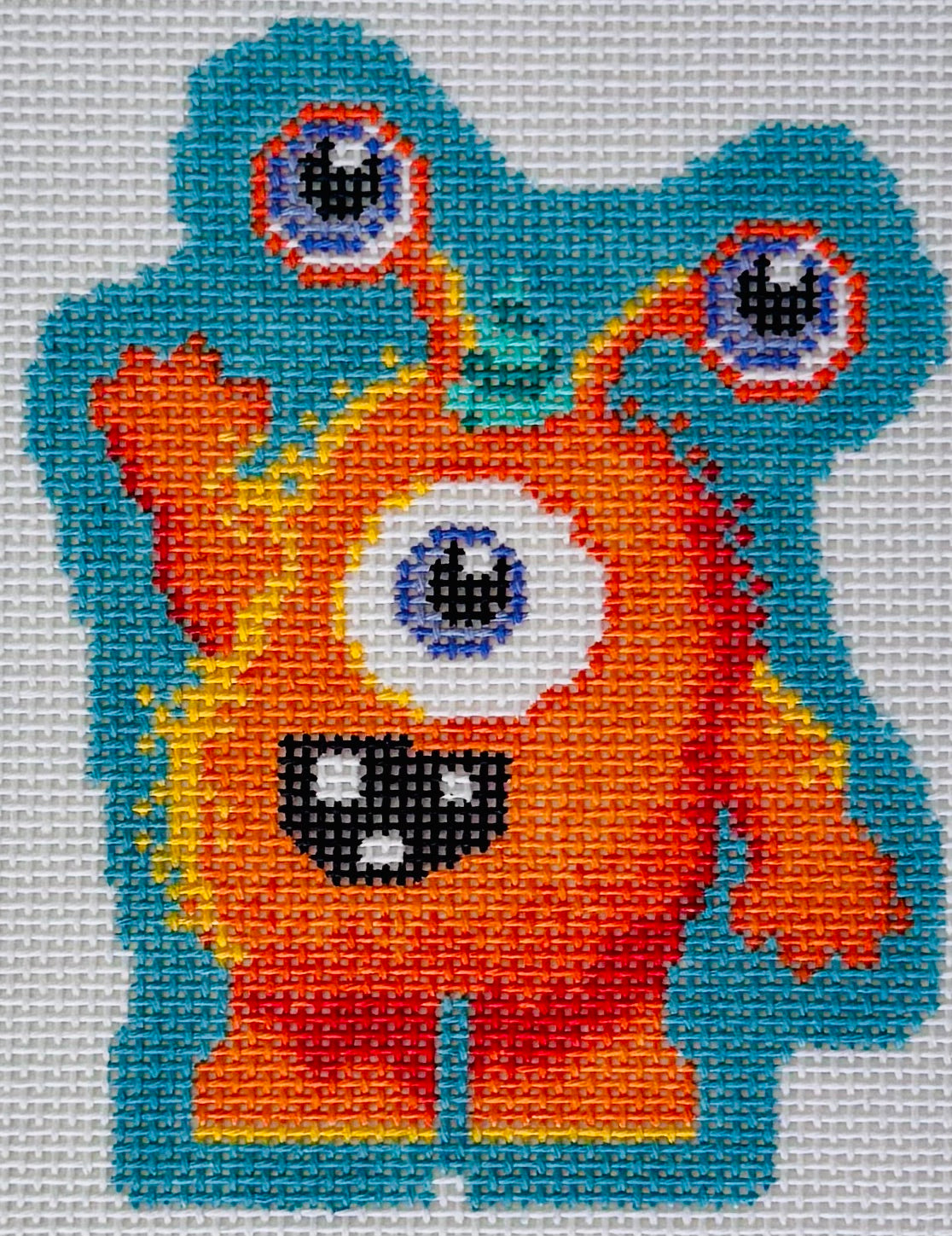 Squatty Orange Monster