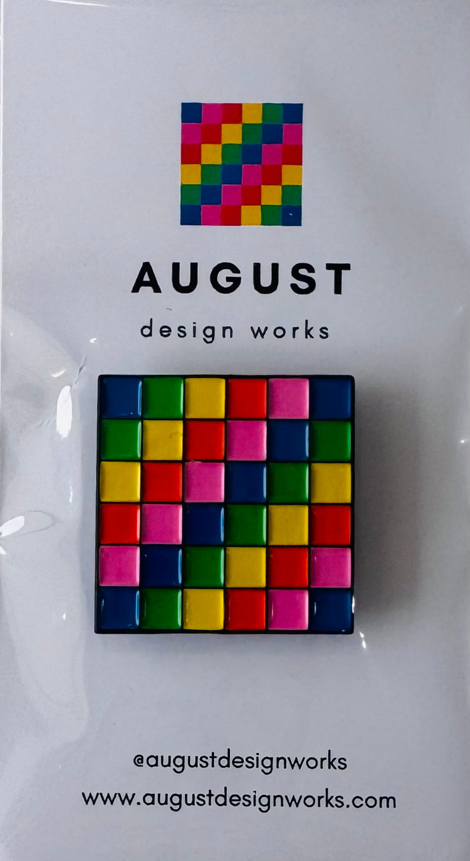 Rainbow Canvas Needle Minder