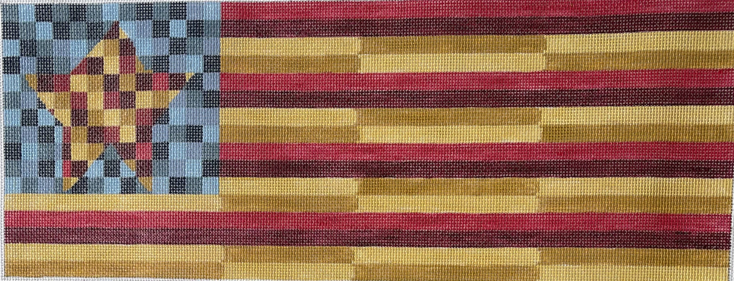 Flag - Waving with Squares and Stripes