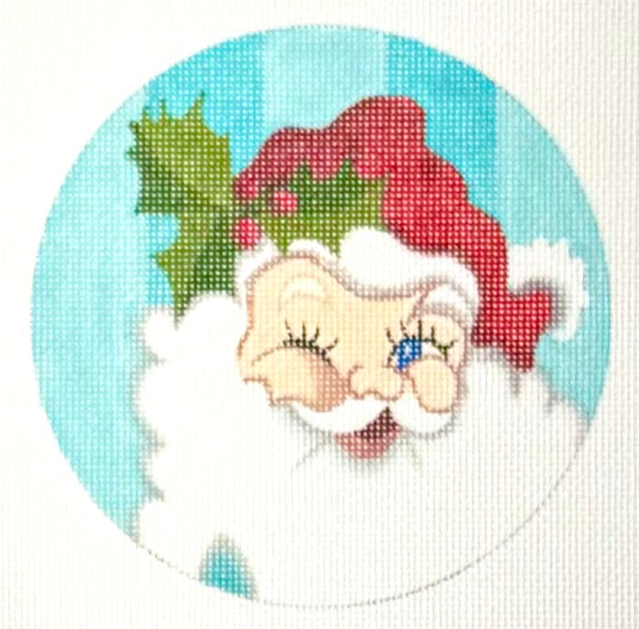 Santa Round - Blue