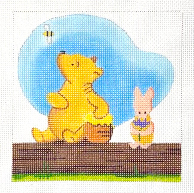 Pooh and Piglet Sitting