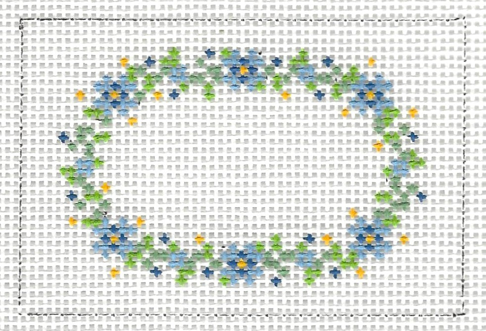 Insert - Floral Wreath Blue