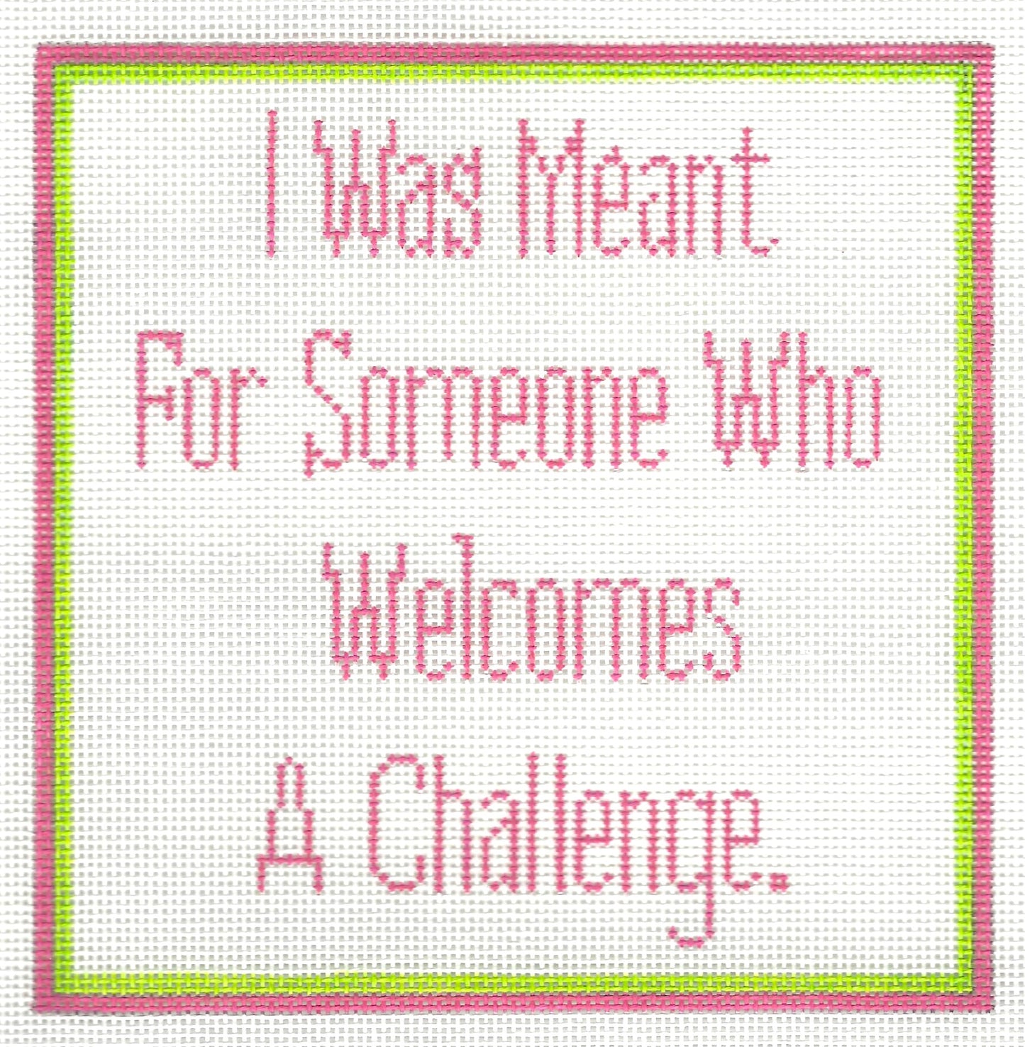 I Was Meant for Someone Who Welcomes a Challenge