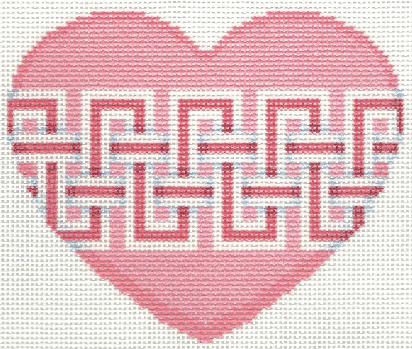 Large Heart - Key Border
