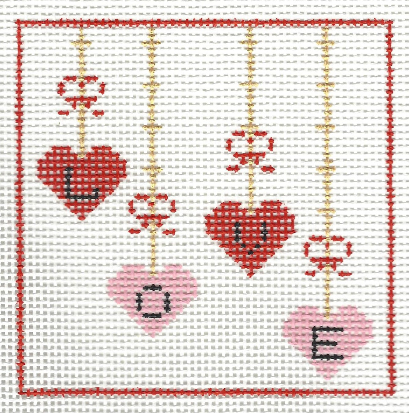 Valentine's Hanging LOVE Hearts