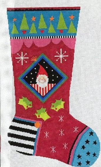 Stocking - Peek-A-Boo Santa
