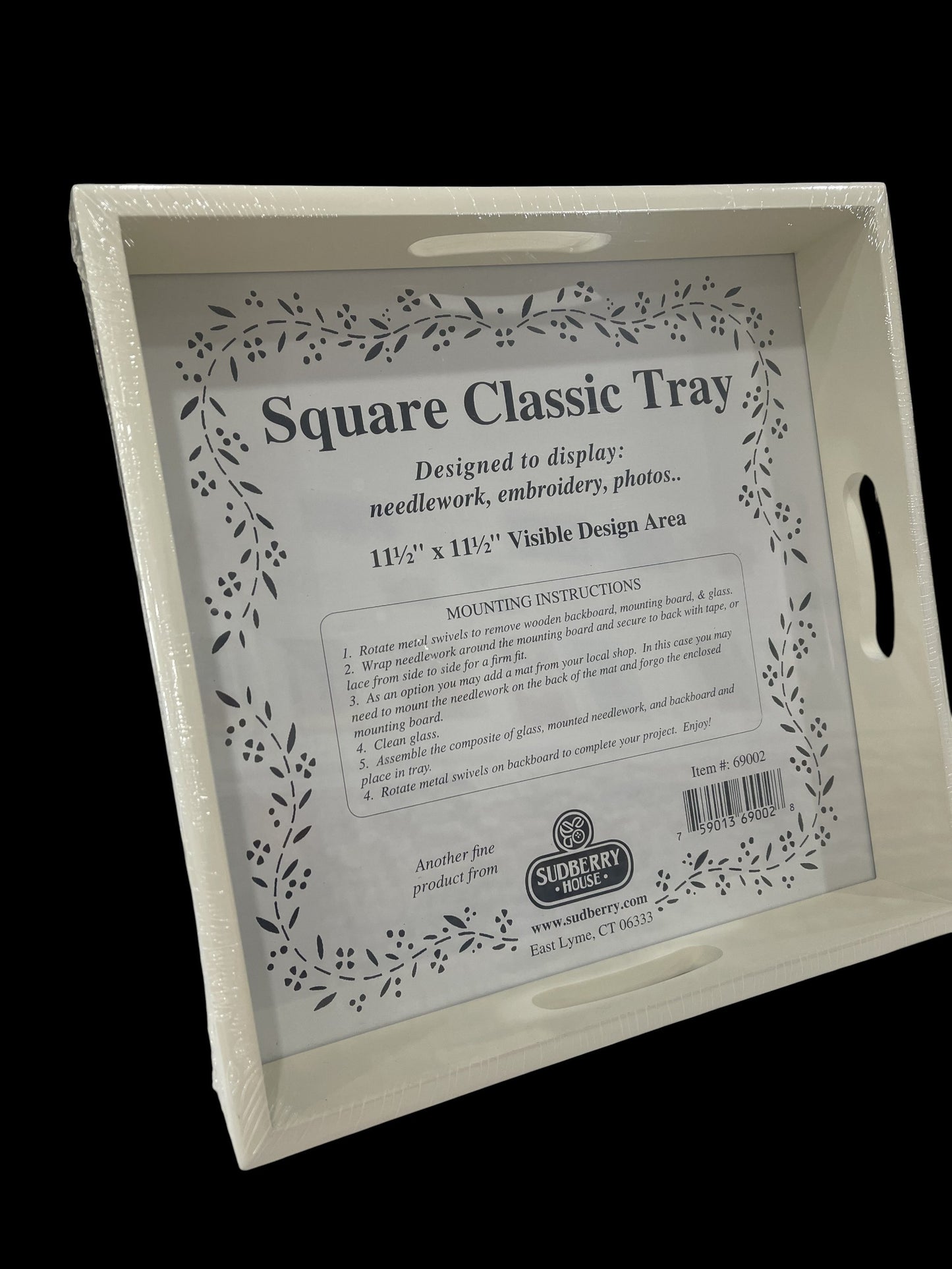 Square Tray - Cream - 11-½" Square