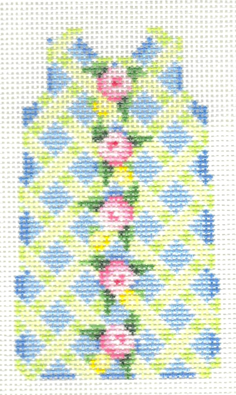 Lime Lattice with Rosebud Trim Shift