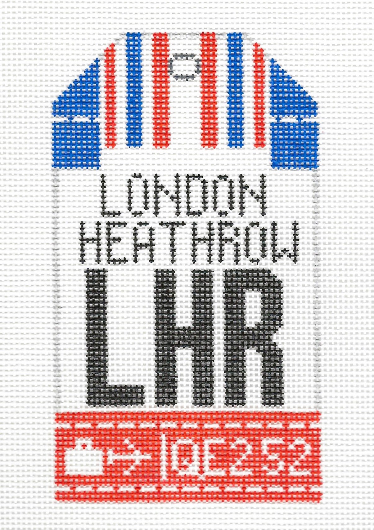 Retro Travel Tag - London Heathrow