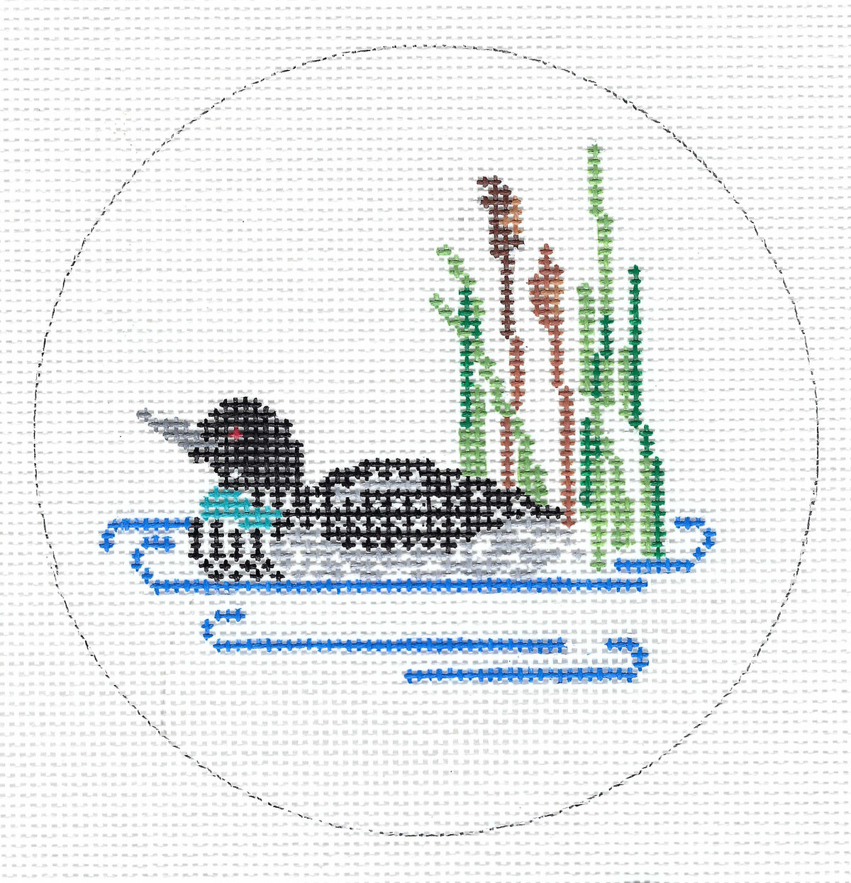 Mallard Duck Loon Round