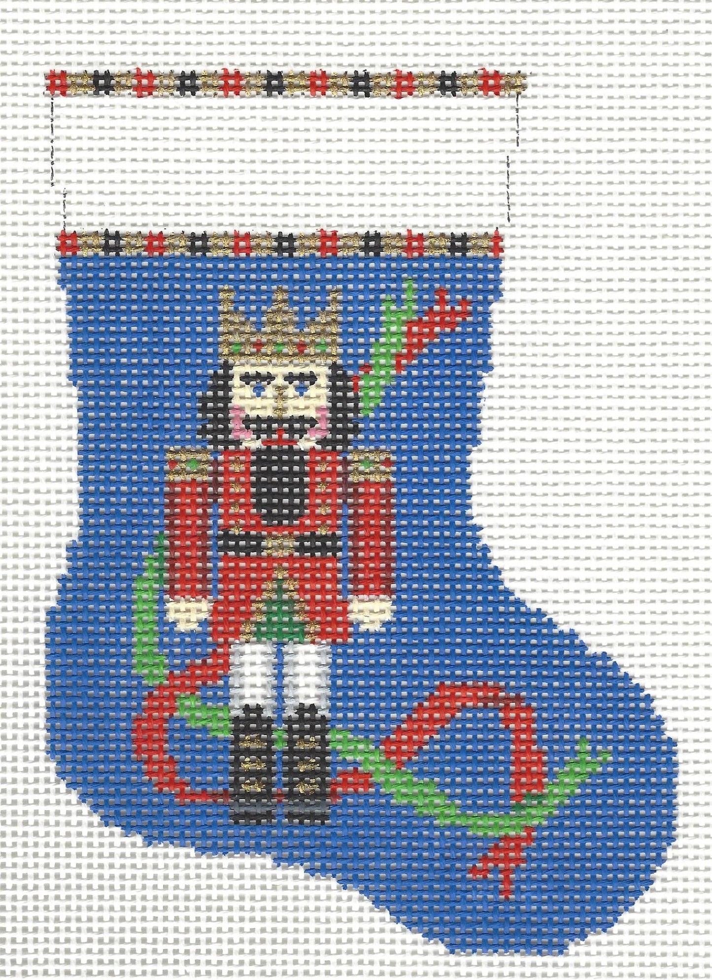 Mini Sock - Nutcracker in Ribbons