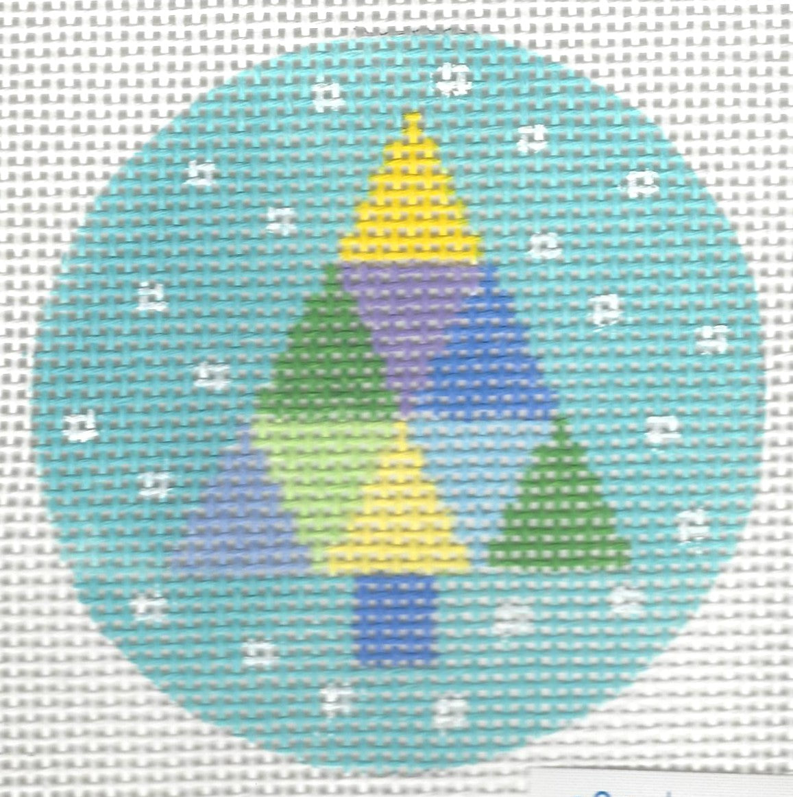 Multicolored Tree - Aqua