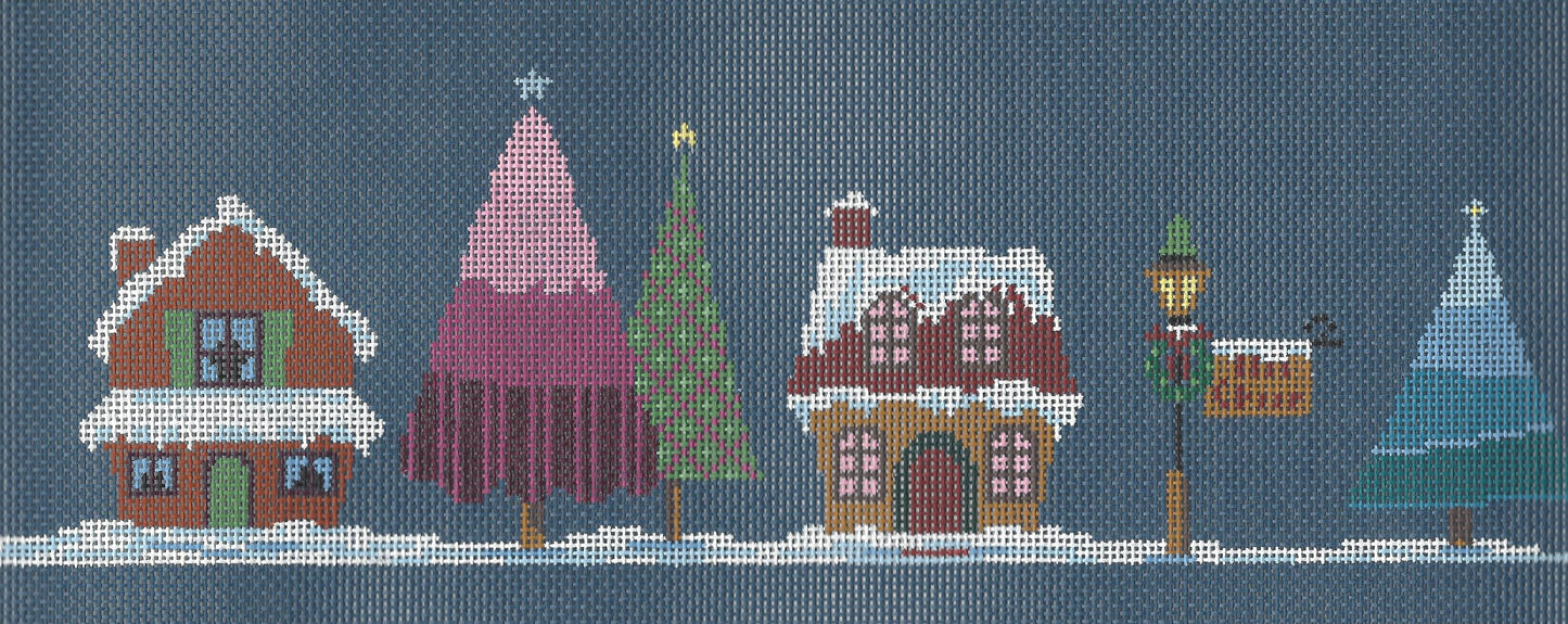 A Christmas Village - Orange House with Stitch Guide