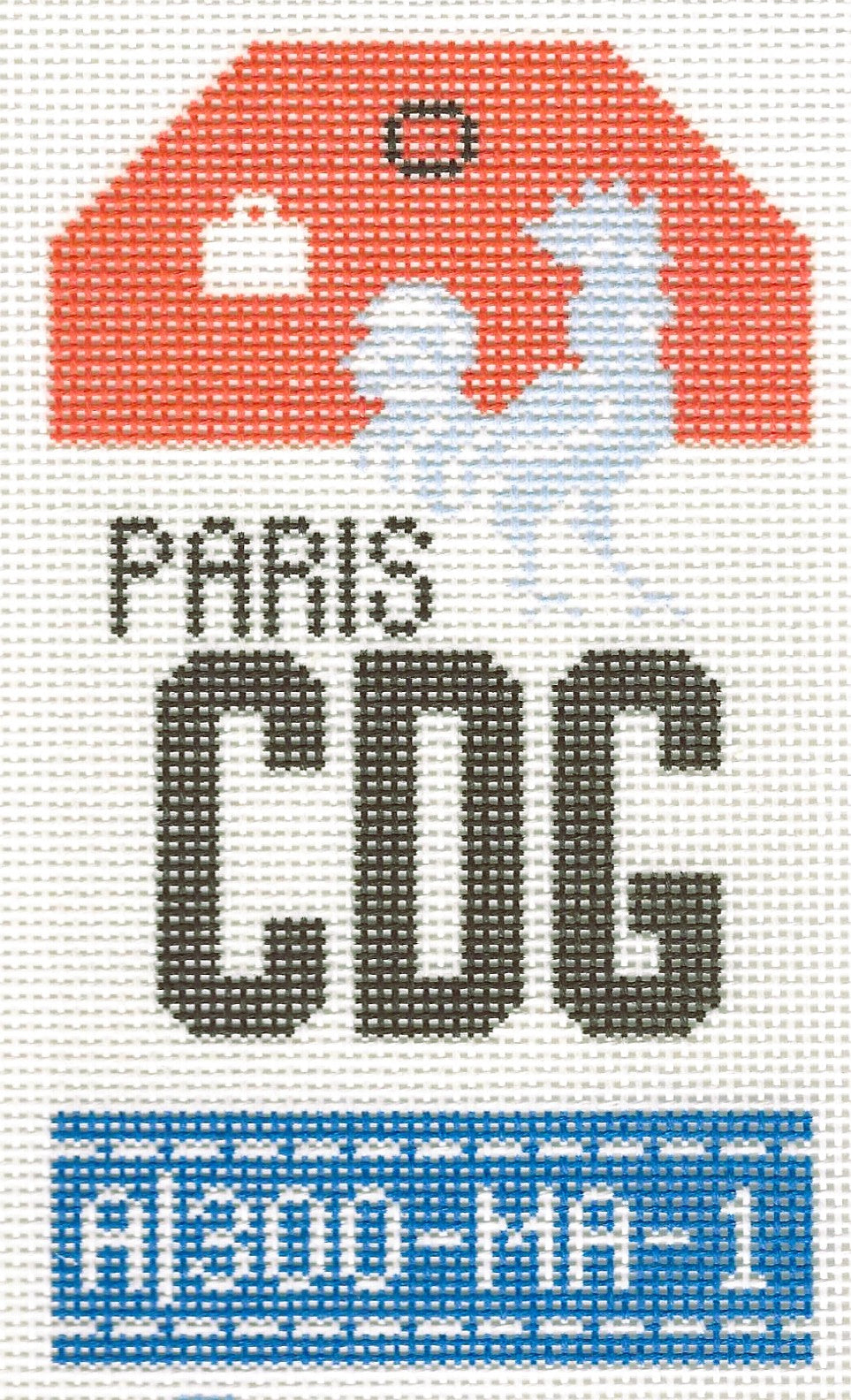 Retro Travel Tag - Paris