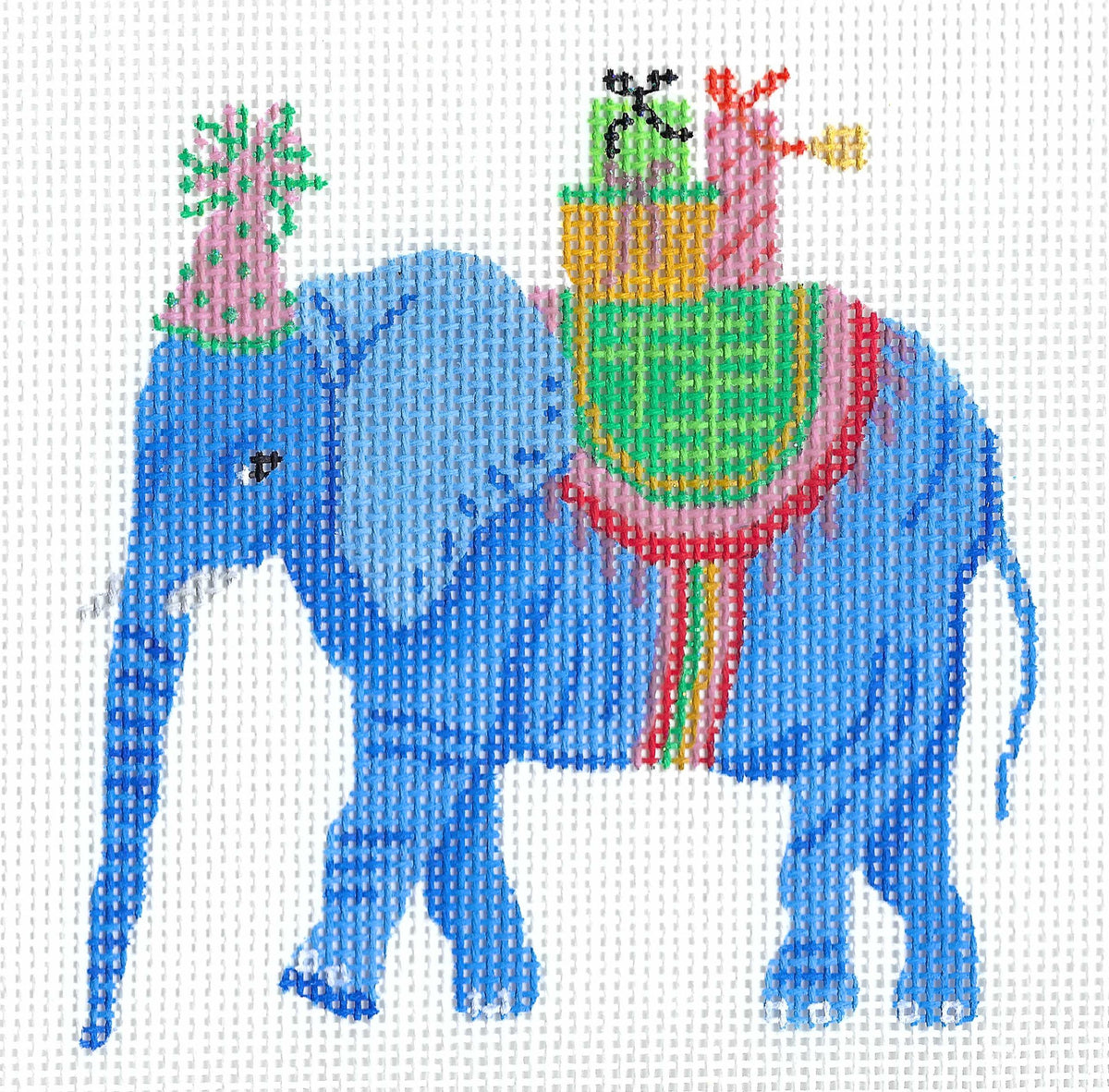 Party Animal - Elephant with Gifts & Party Hat
