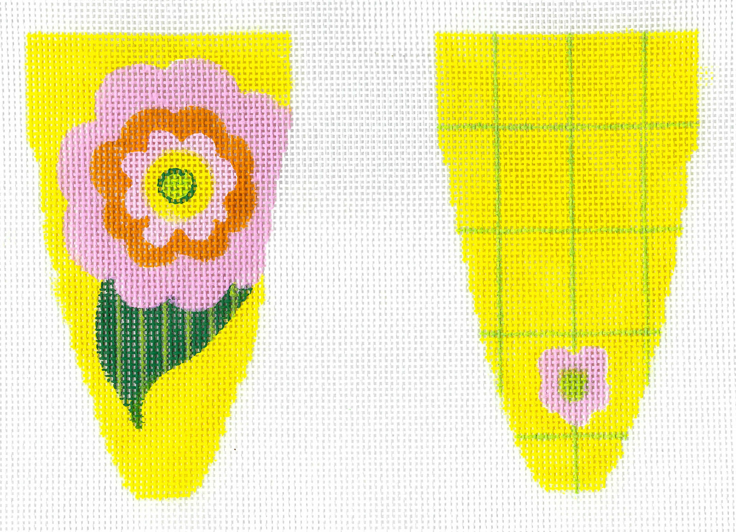 Pink and Yellow Flower Scissor Case