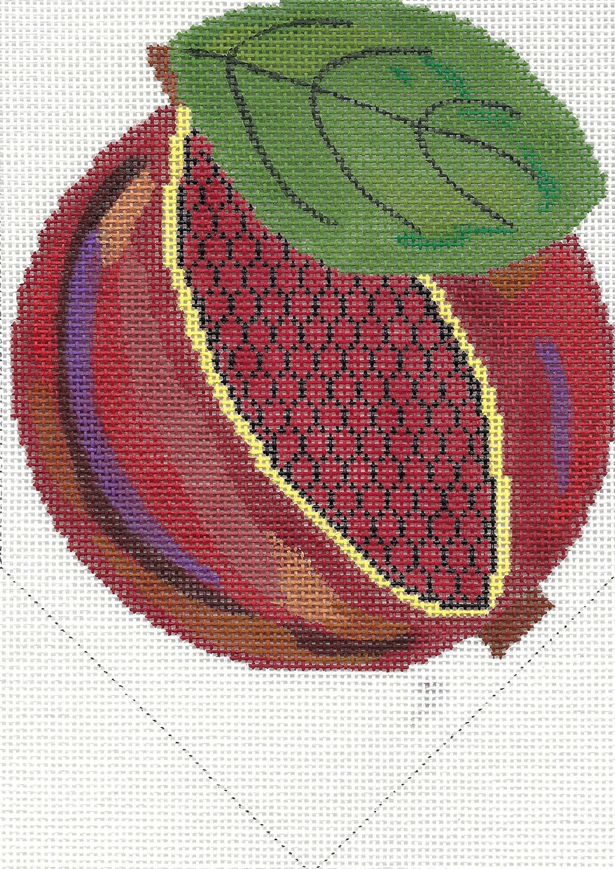 Pomegranate Banner with Stitch Guide
