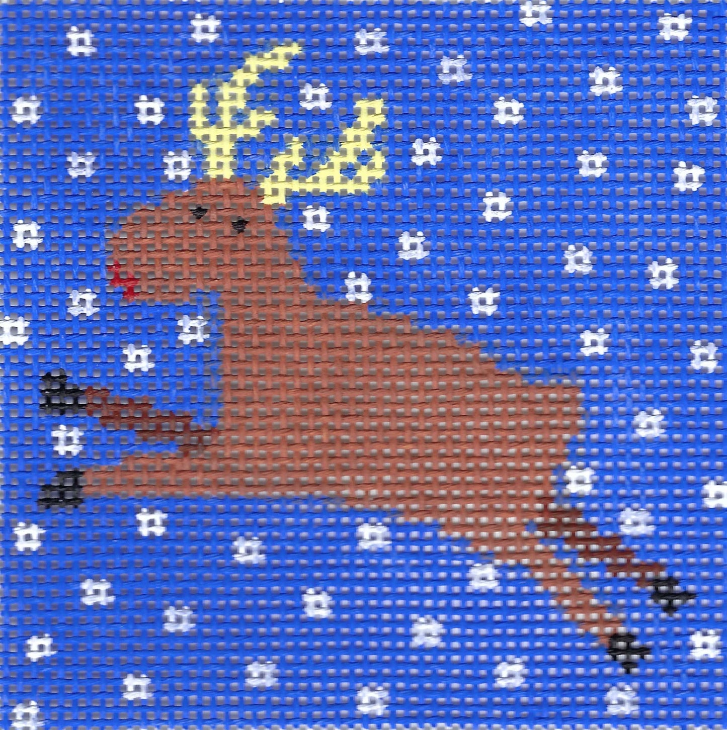 Reindeer with Snow