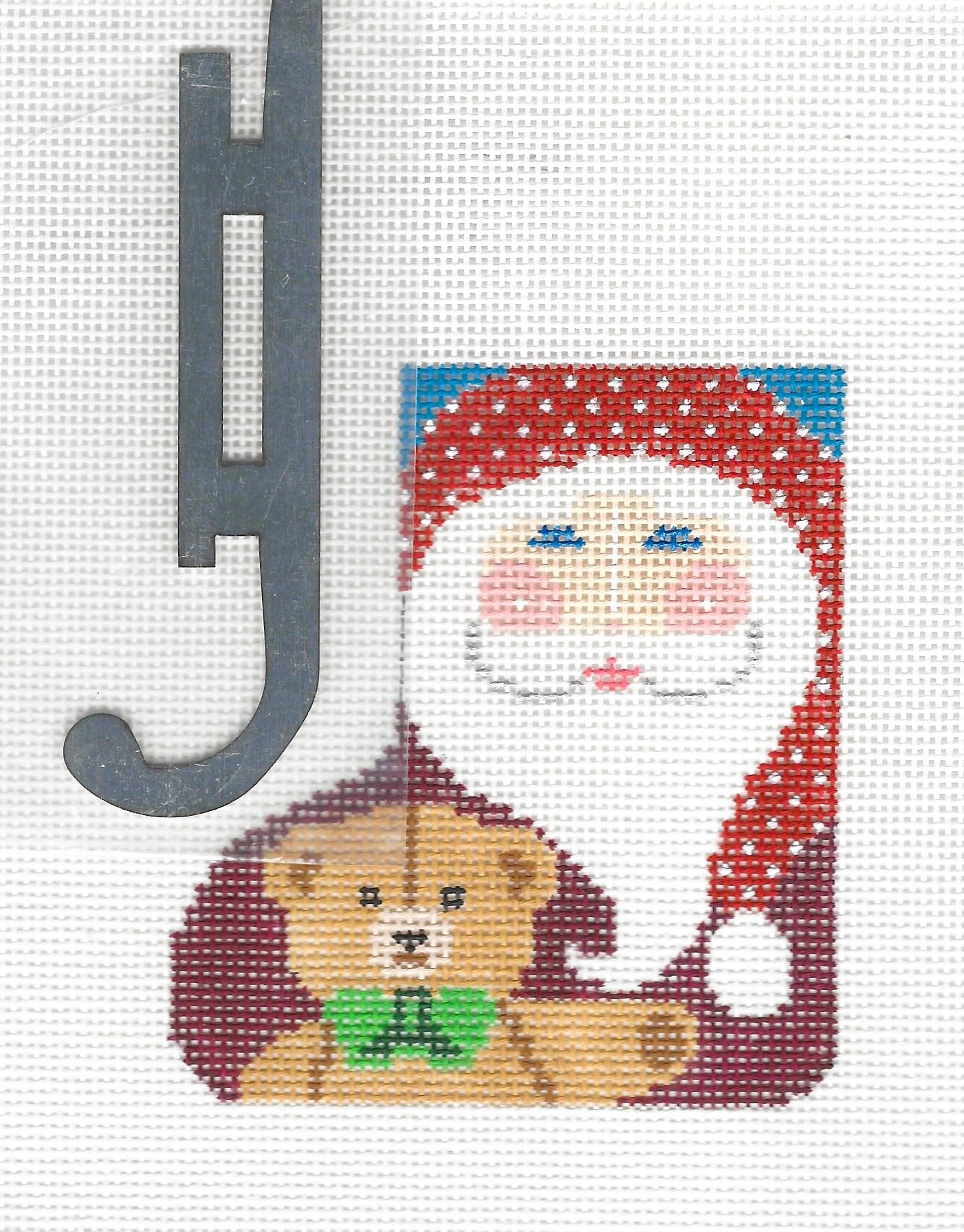 Mini Skate - Santa with Teddy Bear
