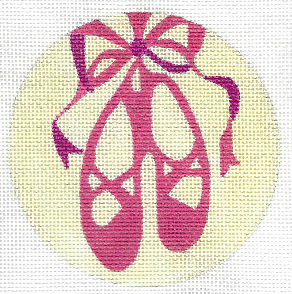 Pink Ballet Slippers on Cream