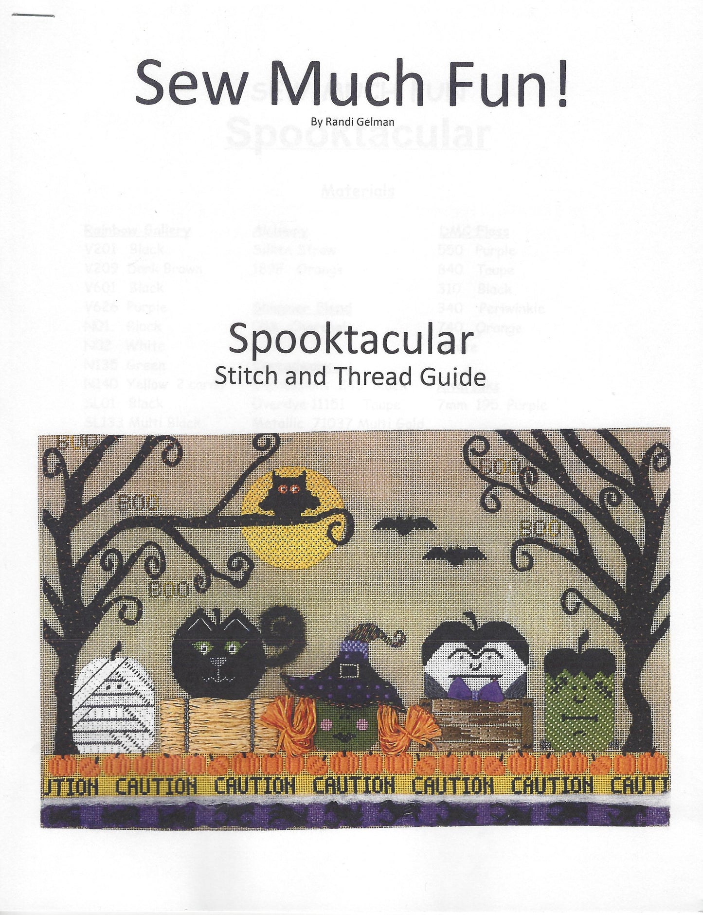 Spooktacular with Stitch Guide