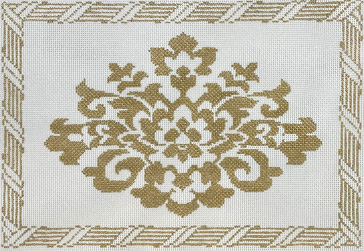 Strylized Peony on White