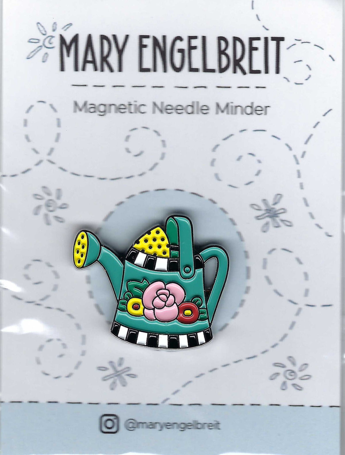 Mary Engelbreit Watering Can Needle Minder