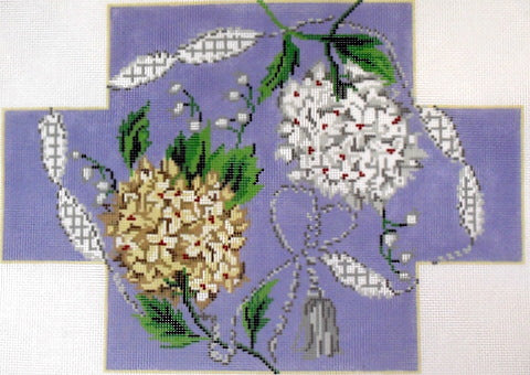 Brick Cover - Hydrangeas and Ribbons