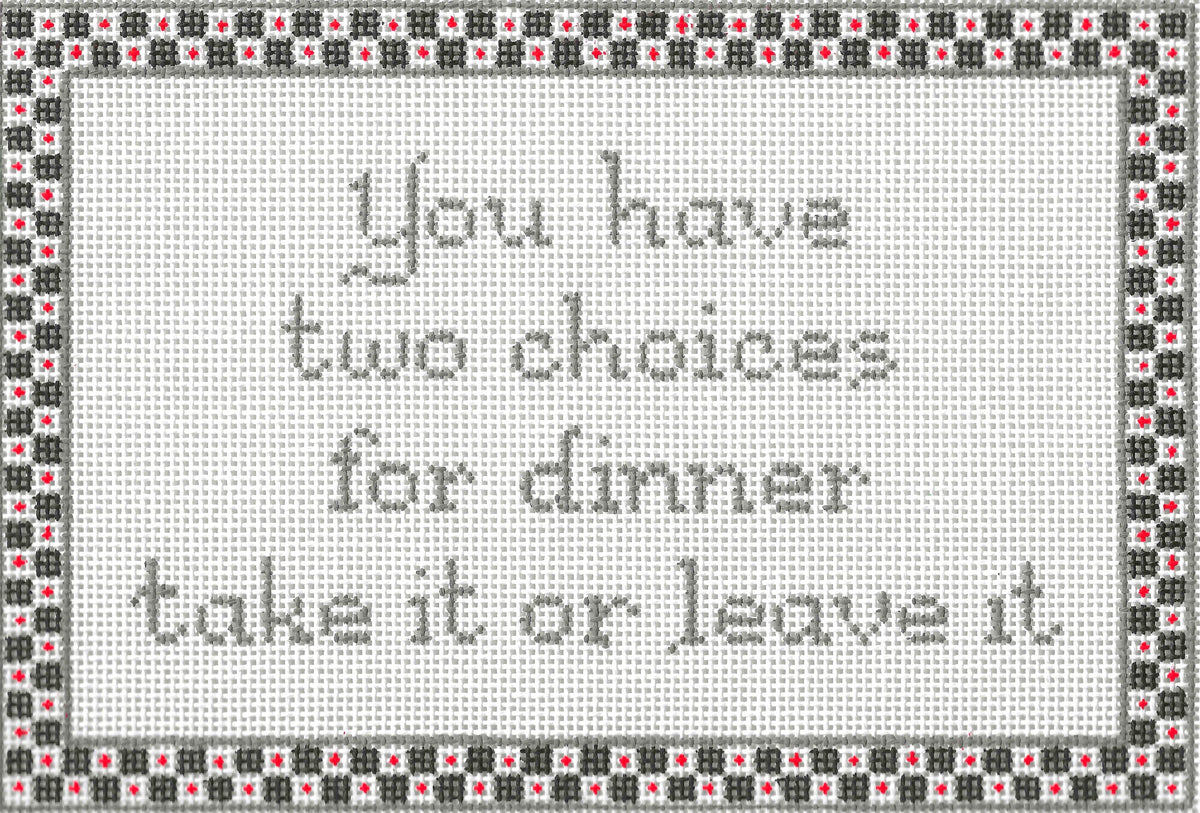 Two Dinner Choices