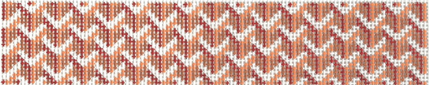Key Fobs - Y Patterned Orange