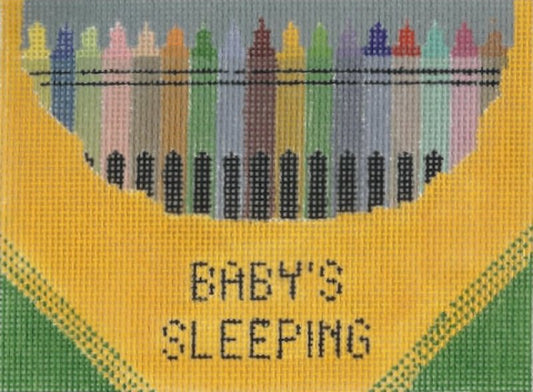 Baby Sleeping - Crayons